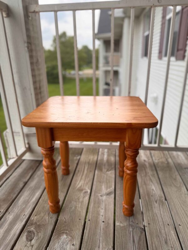 brown stool