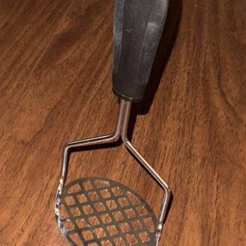 metal potato masher