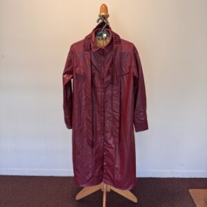 Faux Leather Coat