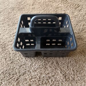 plastic shower basket