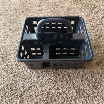 plastic shower basket