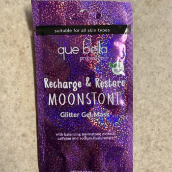 glitter gel mask