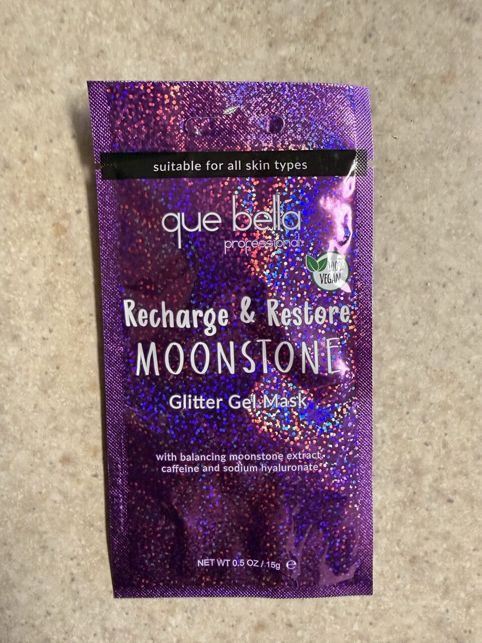 glitter gel mask glitter gel mask